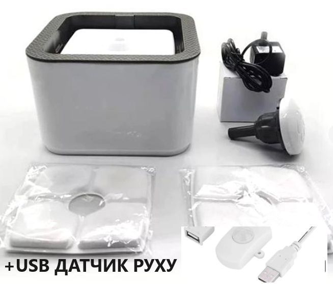 Автоматична напувалка фонтан для собак і кішок Pet Water FOUNTAIN с USB датчиком руху 345 234 789 фото