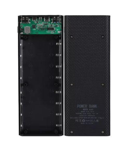 Корпус Power Banka 8 QC3.0 - 22,5W акумулятора банка корпус павербанка 20000mA 18650 x 8 18650 x 8 Fast фото