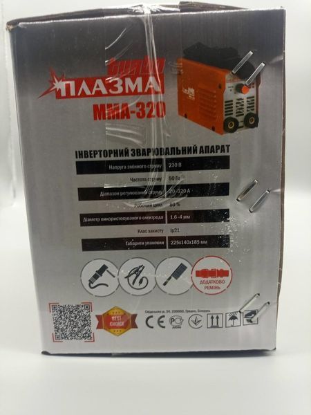 Зварювальний інвертор Плазма ММА-320 ММА-320 фото