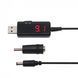 USB-кабель для підвищення напруги на 9 або 12 В DC постійного струму з перемикачем для роутера /світча від повербанка 2304565879 фото 2