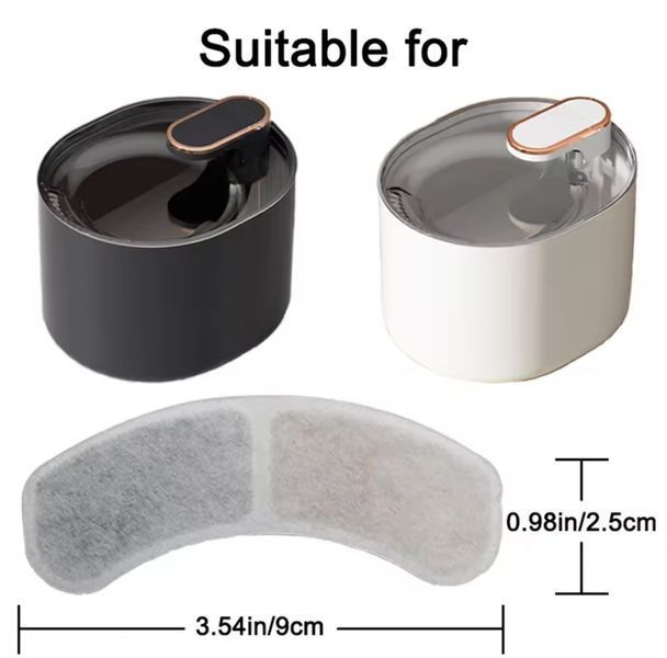 Комплект змінних фільтрів для фонтану-напувалки Pet Water FOUNTAIN 1 шт Fil-1pcs фото