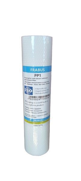Картридж зі спіненого поліпропілену FRABUS 2,5"x10" 1 мкм (4820024700016PP1) 4820024700016PP1 фото