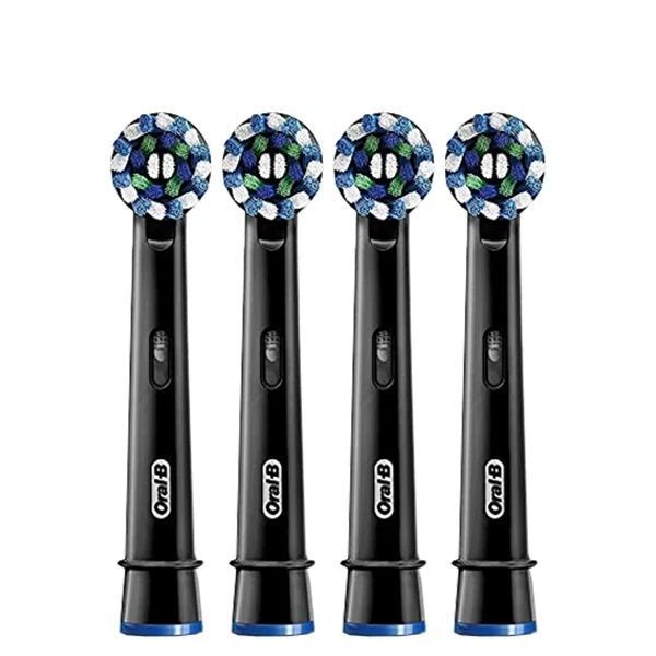 Насадка для електричної зубної щітки Oral-B EB50BK Cross Action Black 4шт EB50BK фото