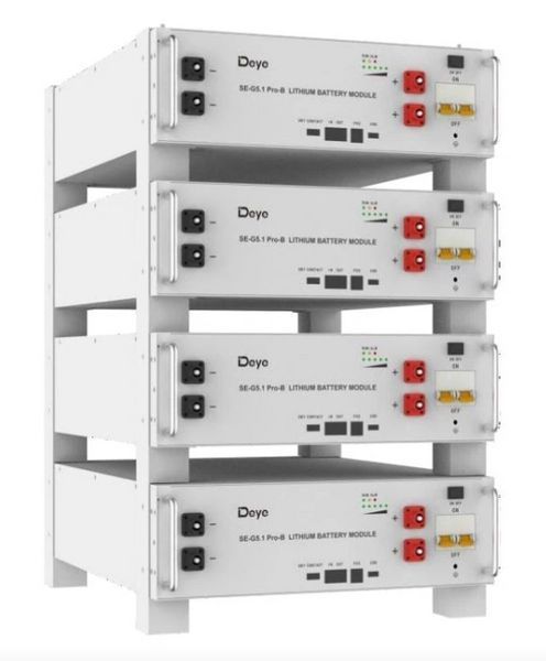 Deye SE-G5.1 Pro-B 51.2V 100Ah LiFePO4 акумулятор 5.12 кВт&middot;год для гібридних інверторів наявність уточнюйте ! фото