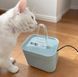 Питний фонтан для котів та собак 1.5L Pet Water FOUNTAIN з фільтром голубий світло сірий 229 + фото 1