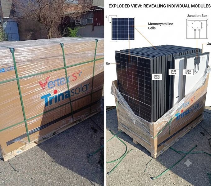 Сонячна панель Trina Solar NEG9R.27 210*70mm 440W наявність уточнюйте ! фото