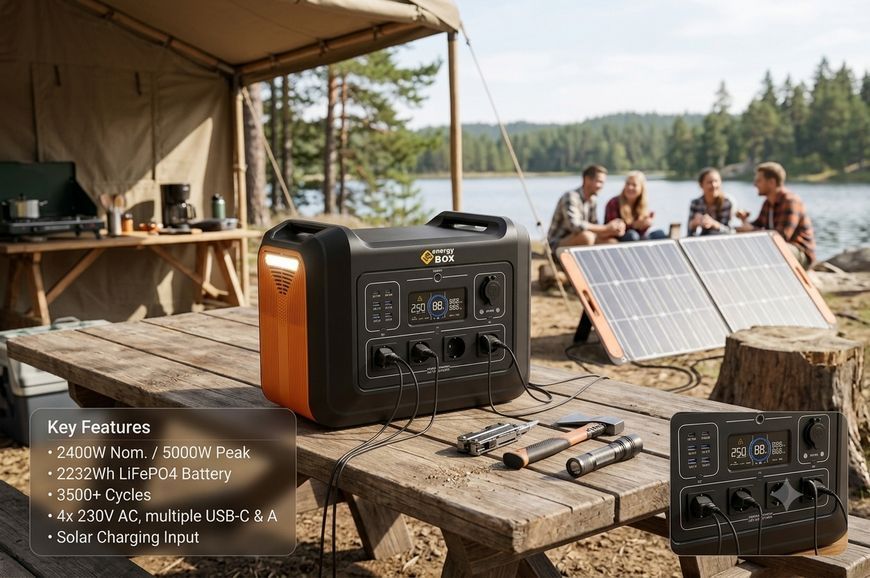 Портативна зарядна станція IQ Energy Box UPP2400 (2400Вт/2232Вт*год) Уточніть наявність ! фото
