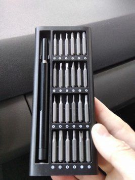 Викрутка з 24 бітами-насадками Screwdriver великий набір товар R24 in 1 фото
